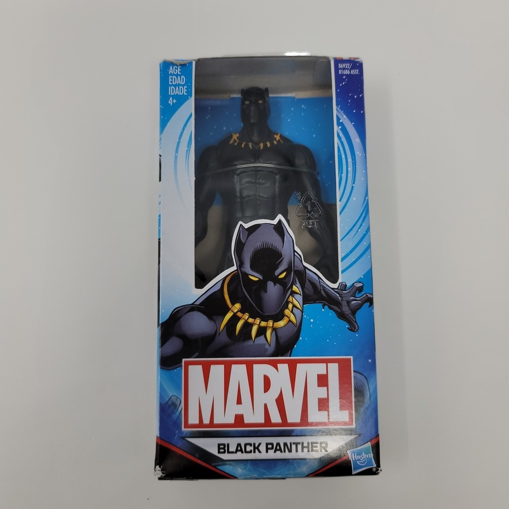 Marvel‎ Black Panther Action Figure Toy 6 Inch Hasbro Ages 4+ New in Box